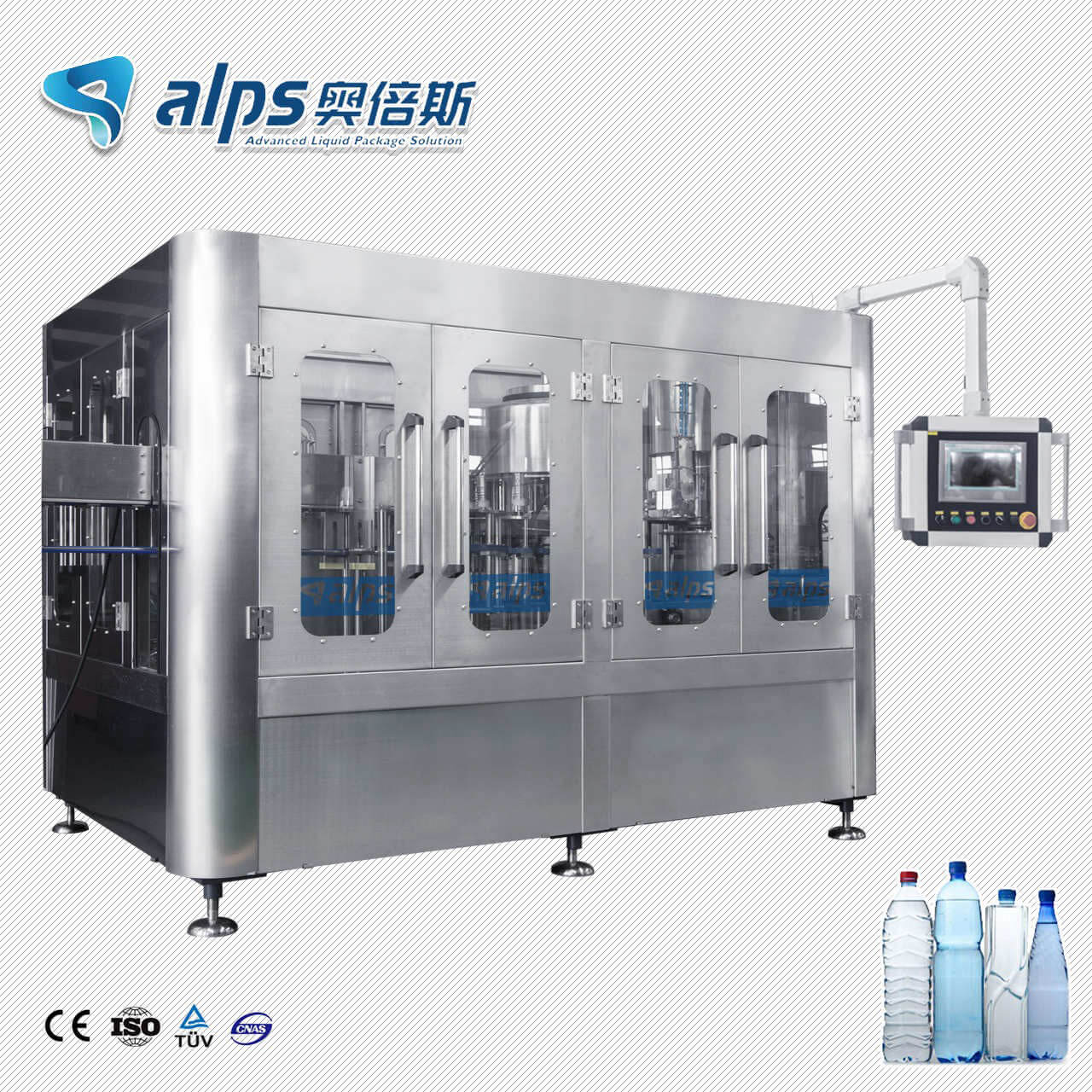 آلة تعبئة المياه المعدنية الأوتوماتيكية 4000BPH (الموديل: CGF14-12-5)