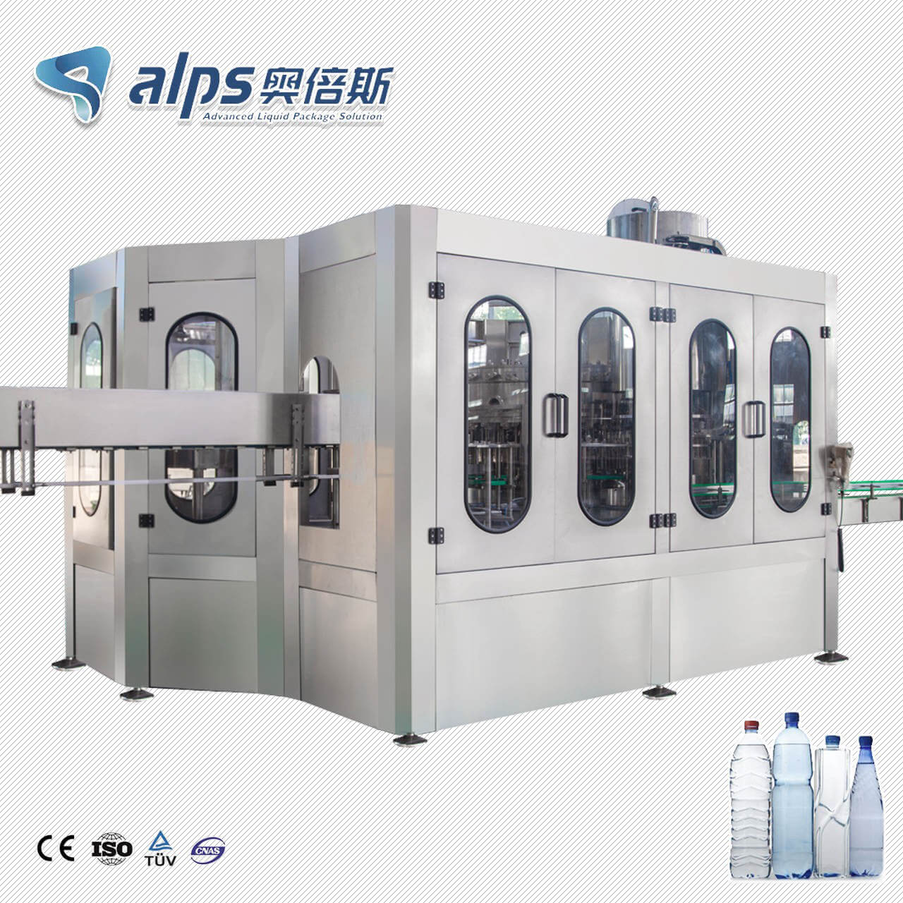 آلة تعبئة المياه المعدنية الأوتوماتيكية 15000BPH (الموديل: CGF32-32-10)